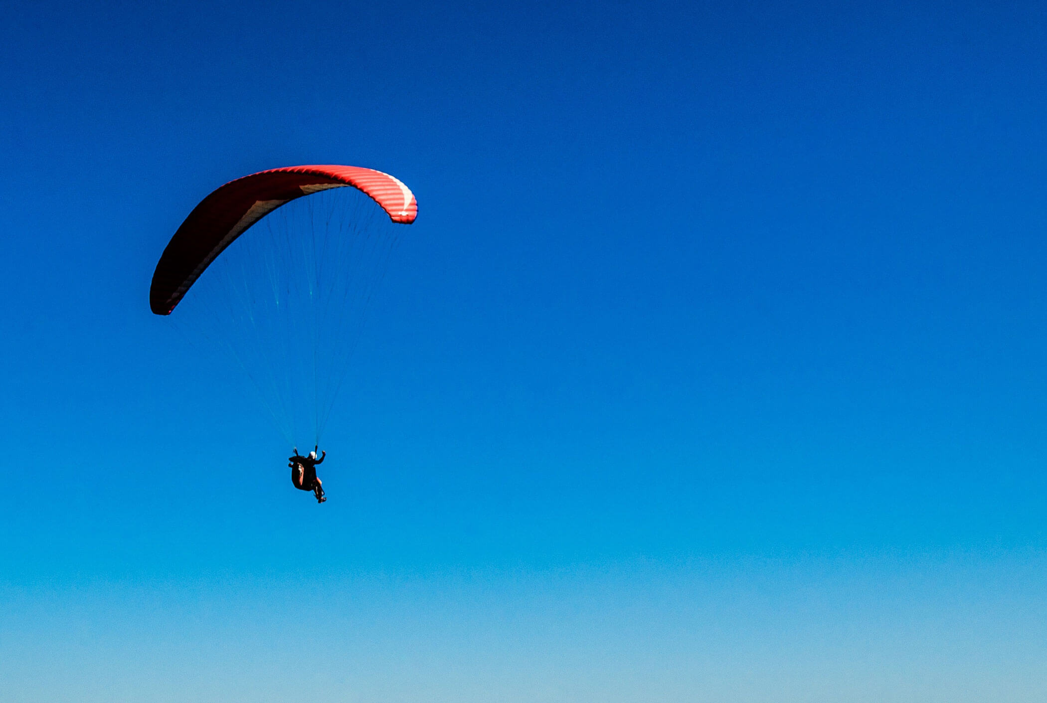 Paragliding flight